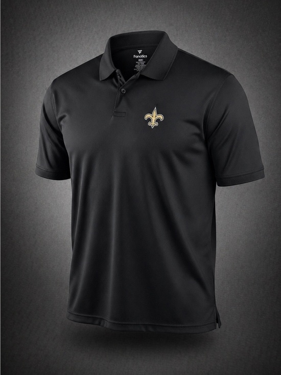 Fanatics Other - Fanatics New Orleans Saints Polo 4XLT Black NFL Performance Shirt
